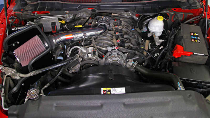 Ram 1500 Performance Air Intake - K&N Engineering - High Flow, Mandrel-Bent Aluminum - 2013